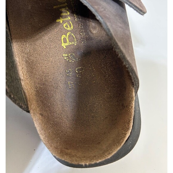 Birkenstock Betula Size 7- 7.5 Eva Basic Brown 3 Strap Sandals - Picture 7 of 13